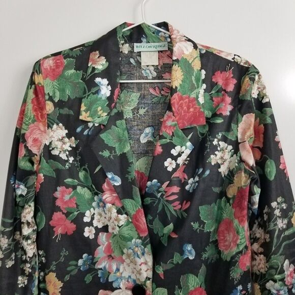 Vintage  Floral Blazer by Willow Ridge size 6 - Picture 4 of 12